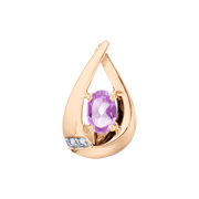 Anhänger mit Amethyst und Zirkonia Bild 1