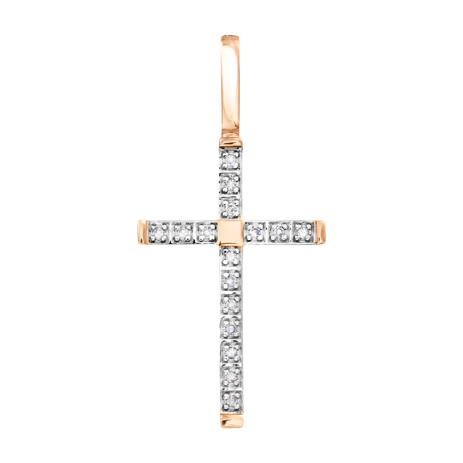 Anhänger – Kreuz mit Brillanten Bild 1
