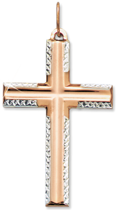 Anhänger – Kreuz mit Gravur Bild 1