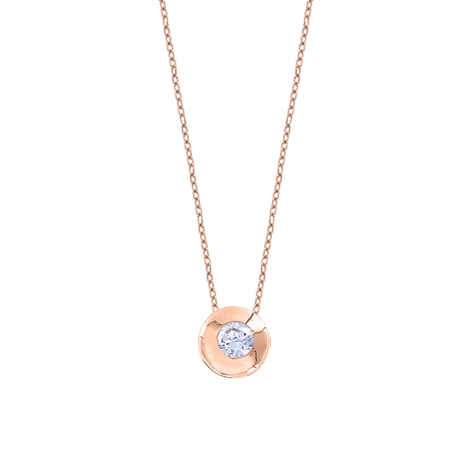 Collier mit Anhänger und Zirkonia Bild 1