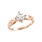 Damenring mit Swarovski Zirkonia Bild 1