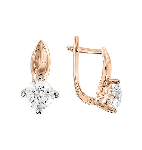 Ohrhänger mit Zirkonia Swarovski Bild 1