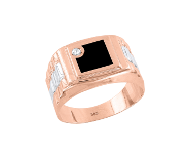 Herrenring mit Zirkonia Bild 1