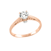 Damenring mit Swarovski Zirkonia Bild 1