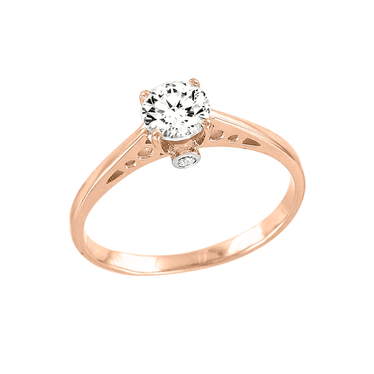 Damenring mit Swarovski Zirkonia Bild 1