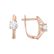 Ohrhänger mit Zirkonia Swarovski Bild 1