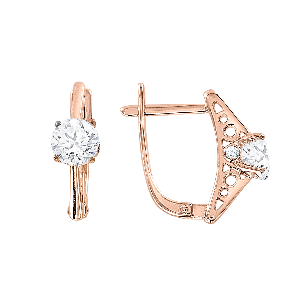 Ohrhänger mit Zirkonia Swarovski Bild 1