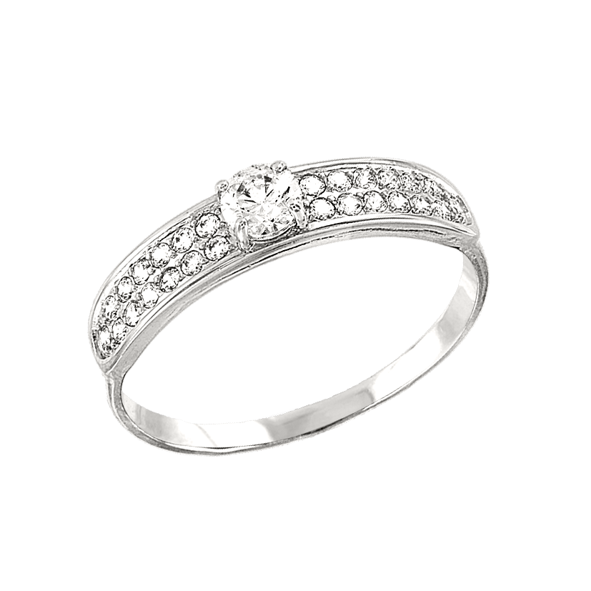 Damenring mit Zirkonia Swarovski Bild 1