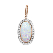 Anhänger mit Opal und Zirkonia Bild 1