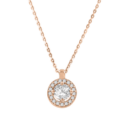 Collier mit Anhänger und Zirkonia Bild 1