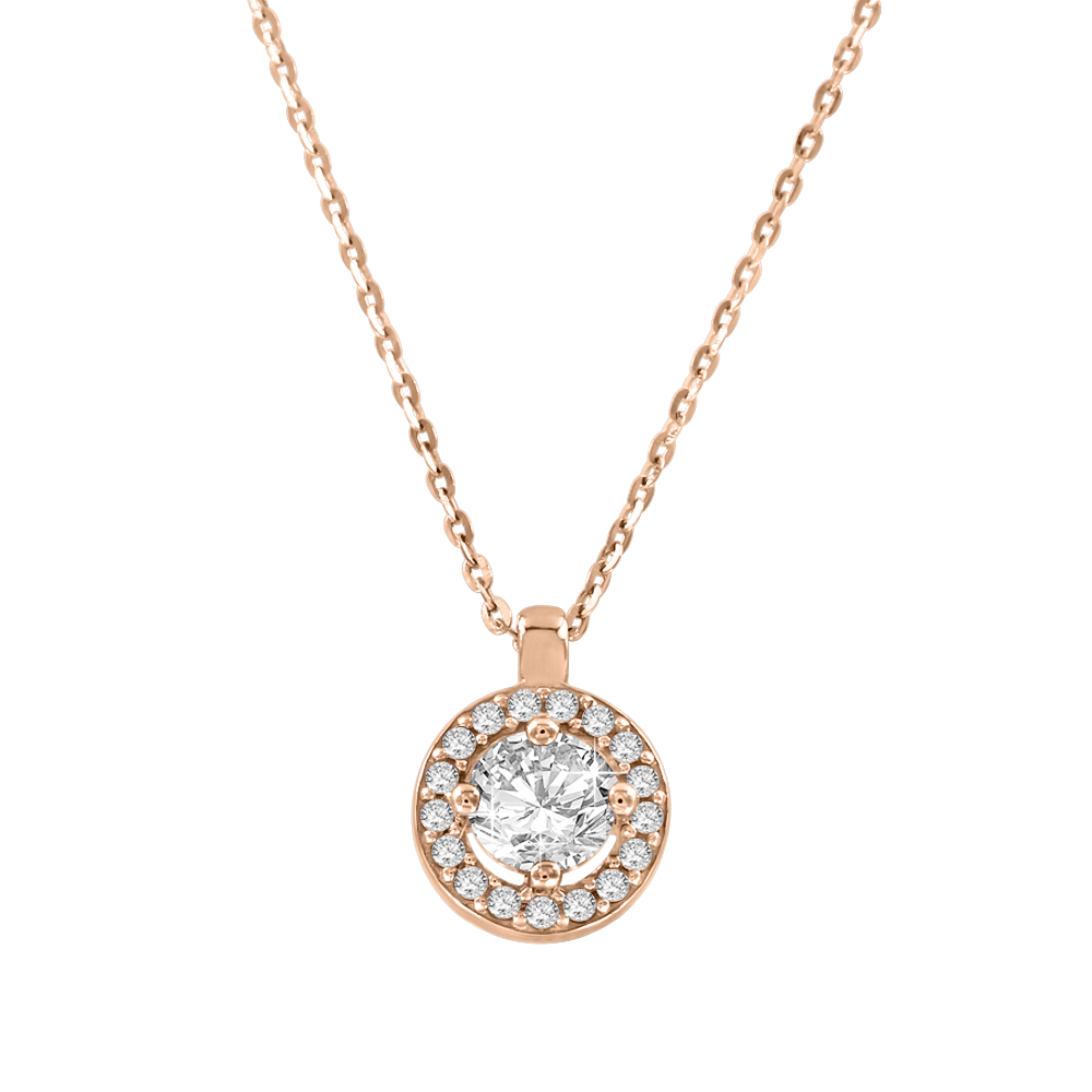Collier mit Anhänger und Zirkonia Bild 1