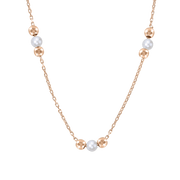 Collier mit Perlen Bild 1