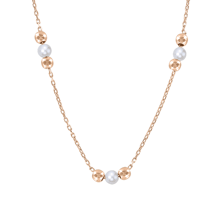 Collier mit Perlen Bild 1