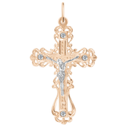 Anhänger Kreuz mit Zirkonia Bild 1