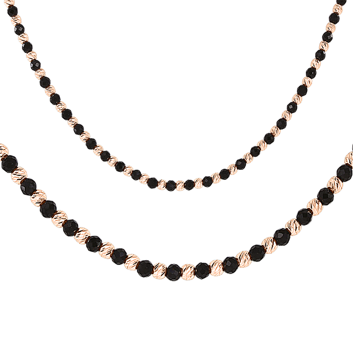 Collier oder als Armband mit Onyx Bild 1
