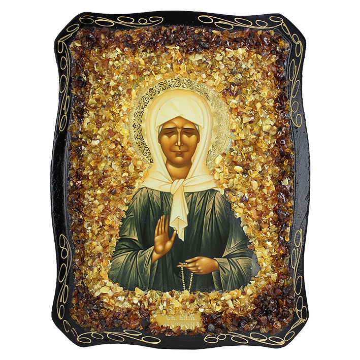 Orthodoxe Ikone der seligen Matrone von Moskau Bild 1