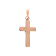 Vergoldeter Anhänger Kreuz Bild 1