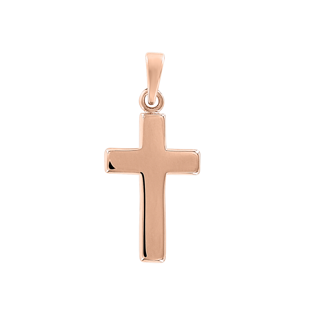 Vergoldeter Anhänger Kreuz Bild 1