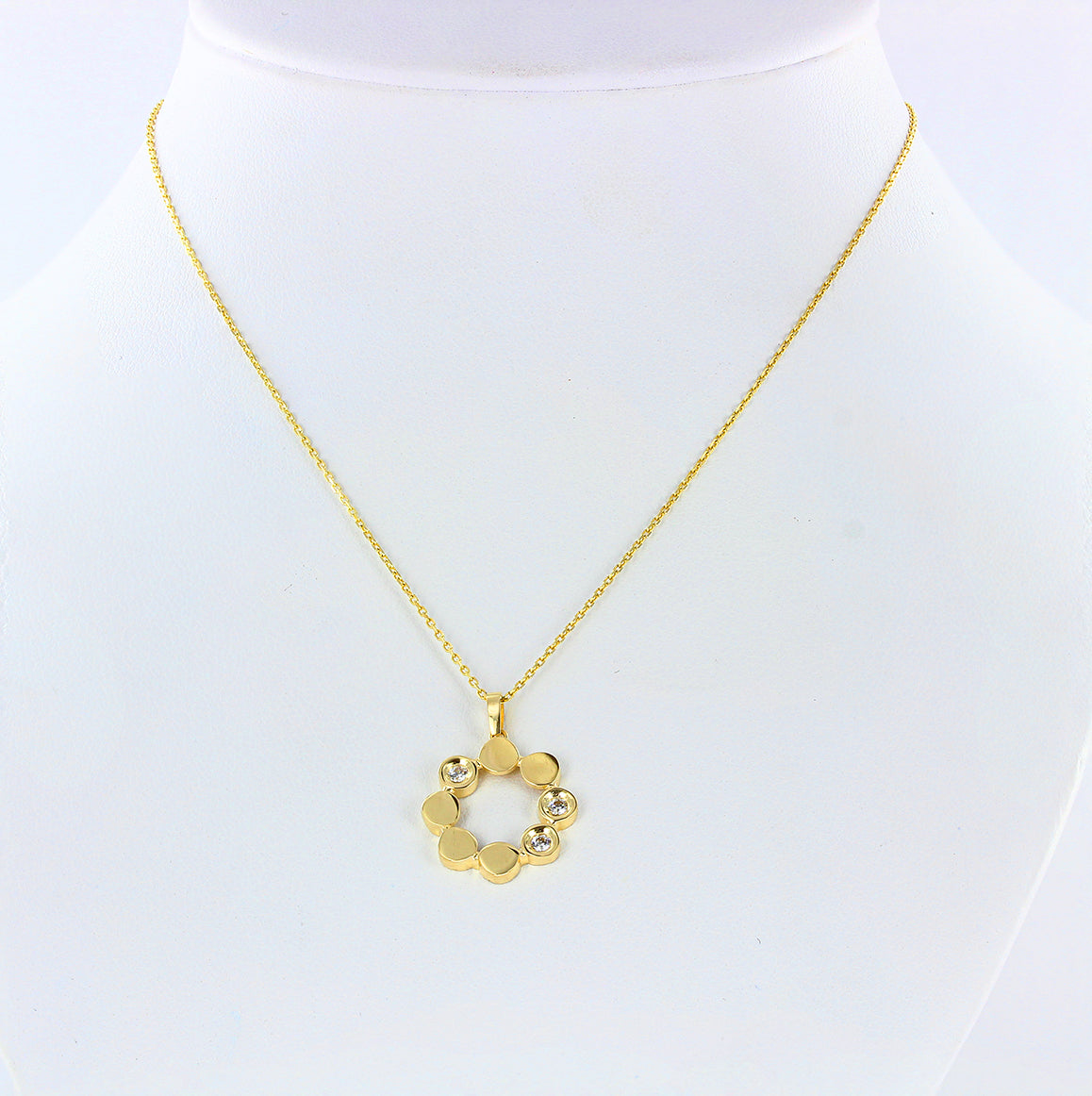 Gelbgold Kette mit Anhänger Bild 1