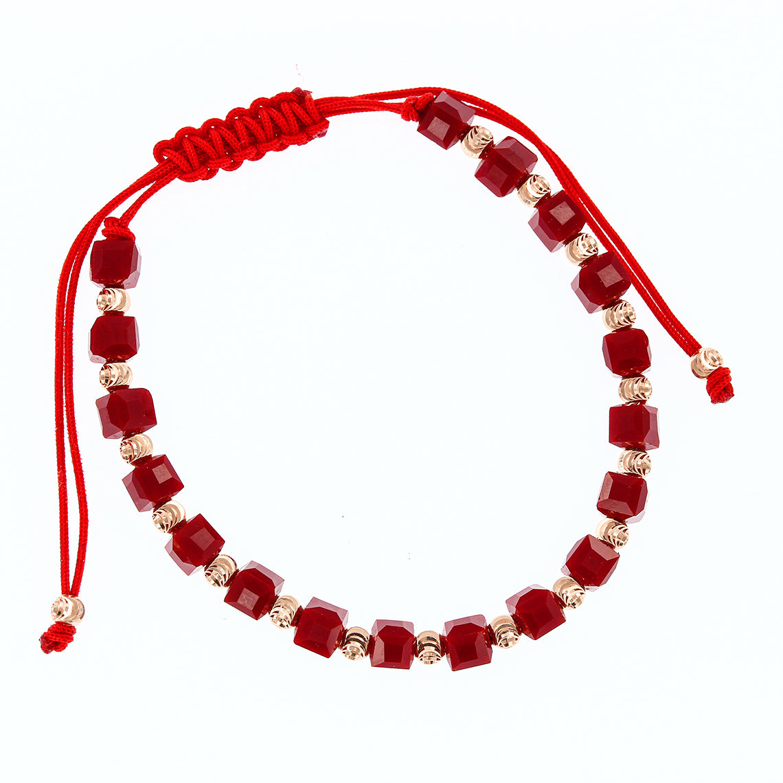 Armband mit Rotgold Kugeln Bild 1