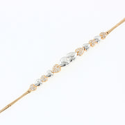 Gelbgold Armband mit Zirkonia Bild 1