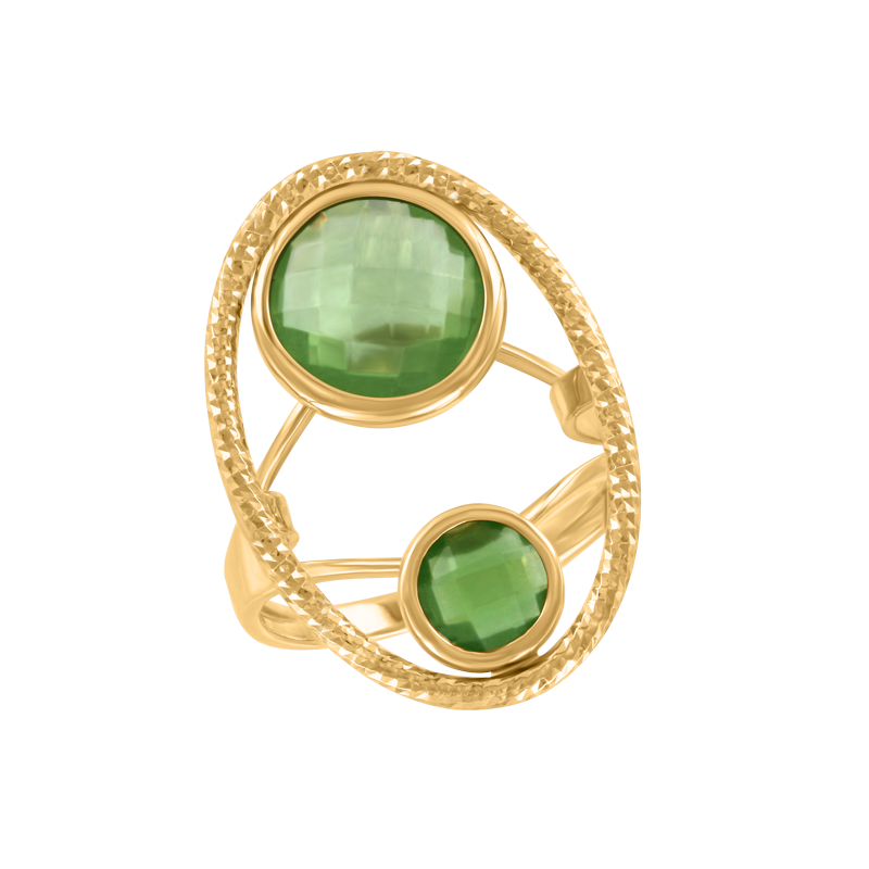 Damenring mit Peridot Bild 1