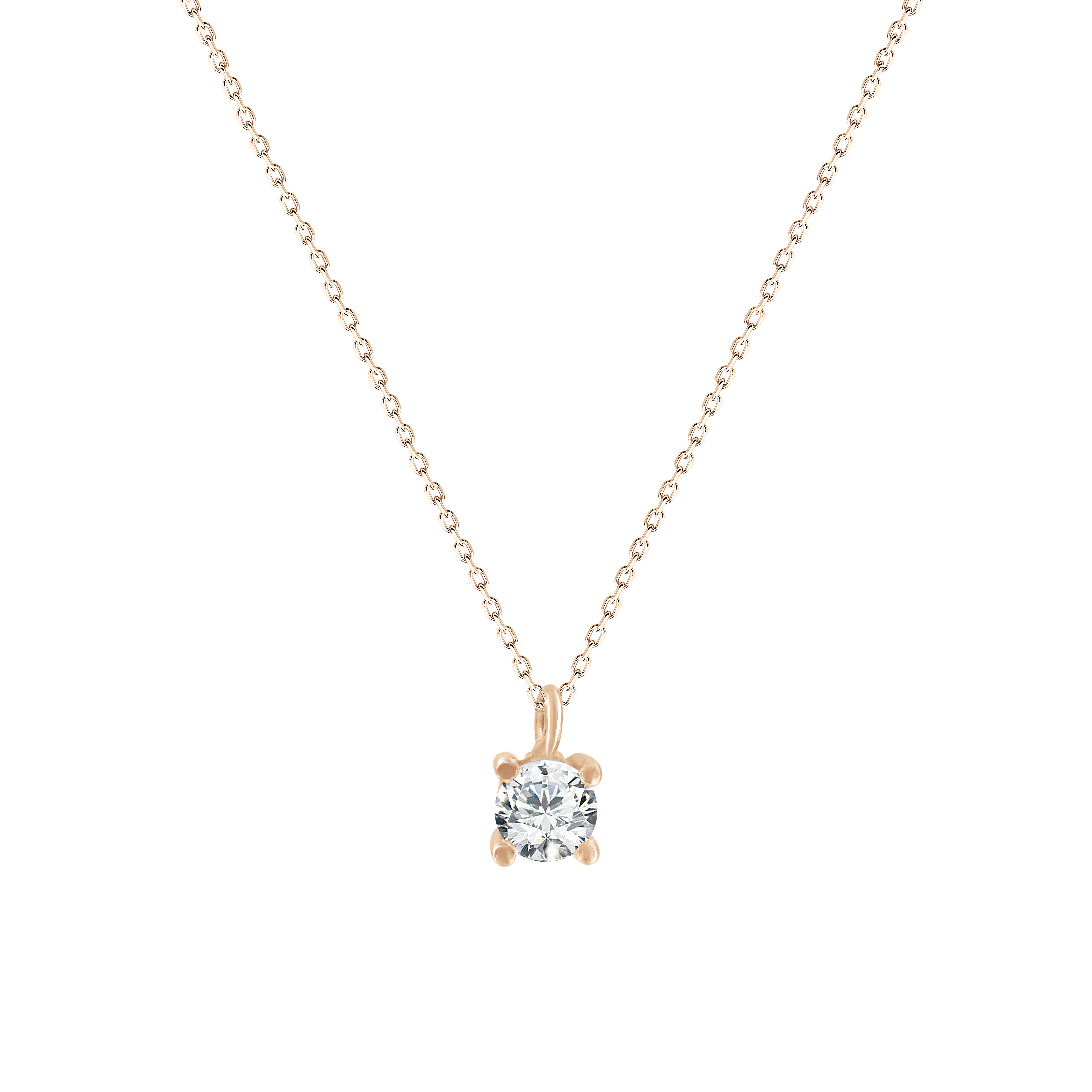 Collier mit Anhänger und Zirkonia Bild 1