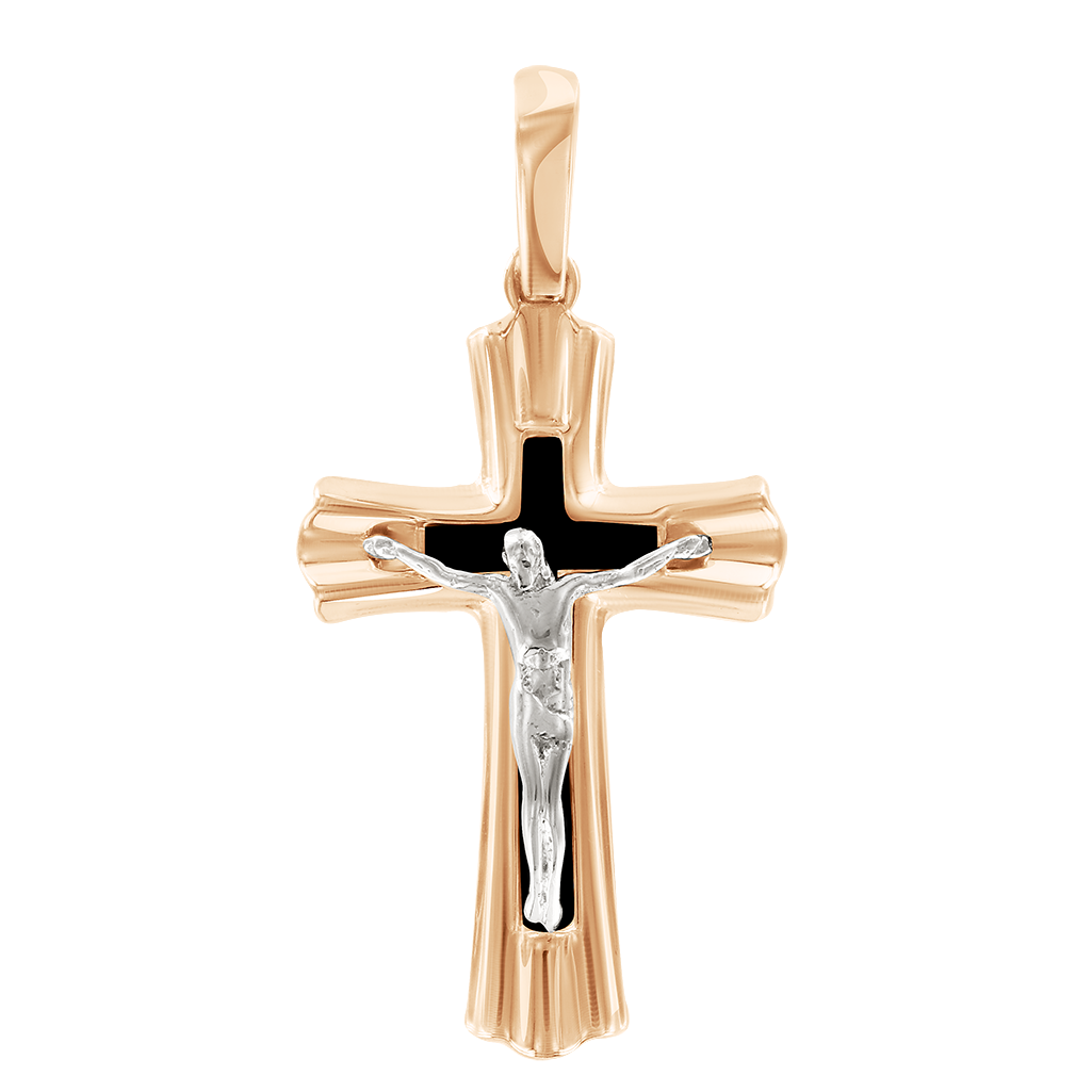 Anhänger – Kreuz mit Emaille Bild 1