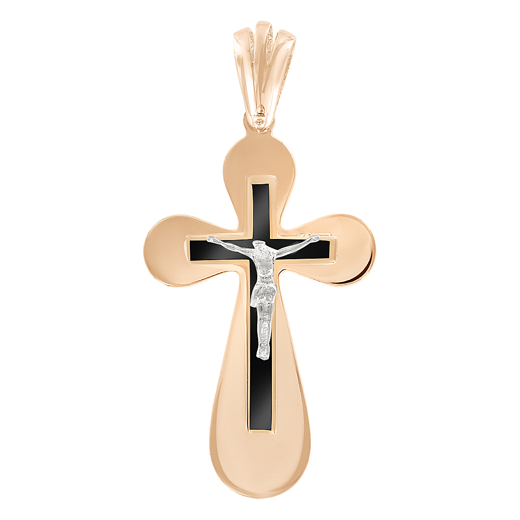 Anhänger – Kreuz mit Emaille Bild 1