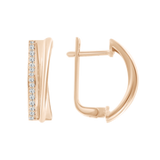 Ohrhänger mit Zirkonia