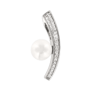 Anhänger mit Perle und Zirkonia Bild 1