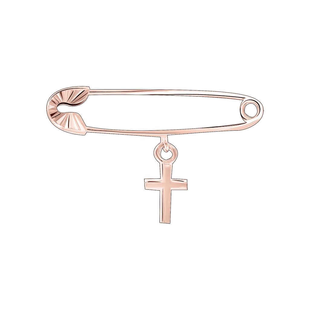 Brosche mit Kreuz Bild 1