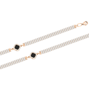 Armband mit Onyx und Zirkonia Bild 1