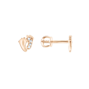 Ohrstecker "Babyfüße" mit Zirkonia Bild 1