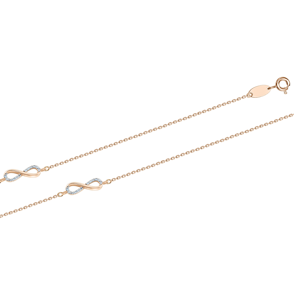 Armband "Unendlichkeit" mit Zirkonia Bild 1