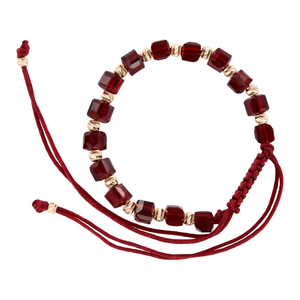 Armband mit Rotgold Kugeln Bild 1