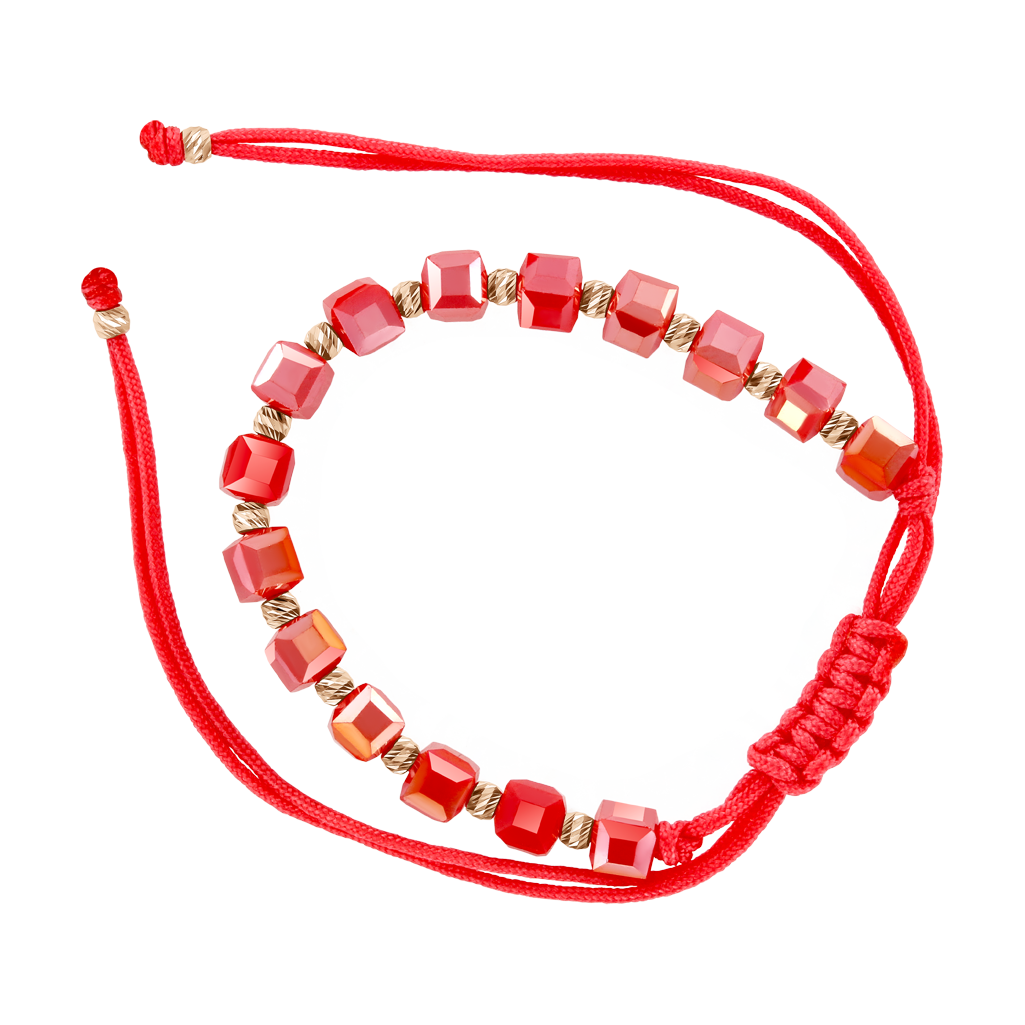 Armband mit Rotgold Kugeln Bild 1