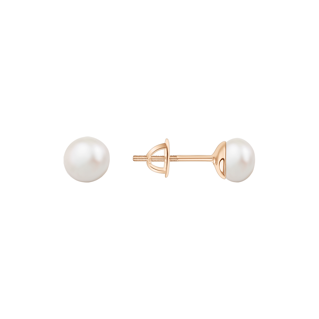 Ohrstecker mit Perle Bild 1
