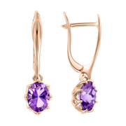 Ohrhänger mit Amethyst Bild 1