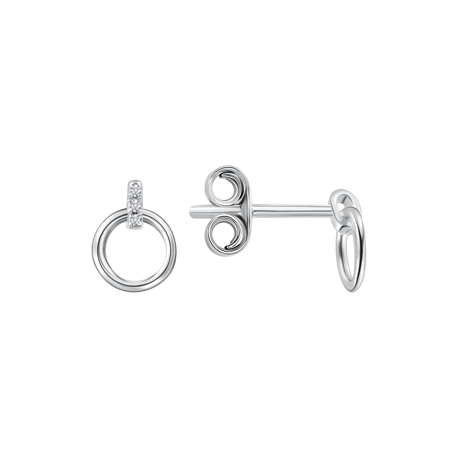 Ohrstecker mit Zirkonia Bild 1