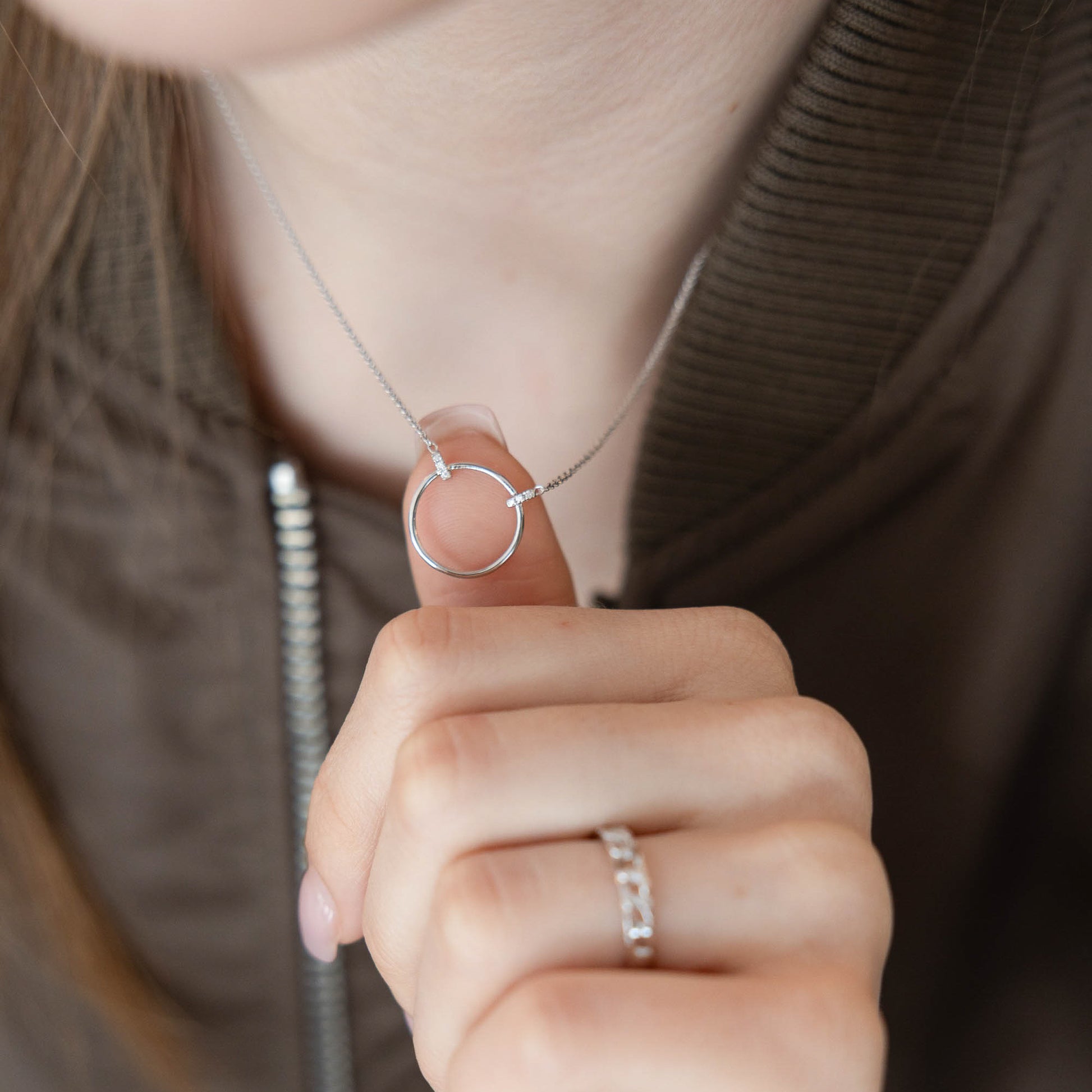 Collier mit Zirkonia Bild 3