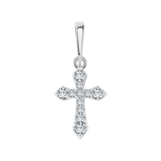 Anhänger – Kreuz mit Zirkonia Bild 1