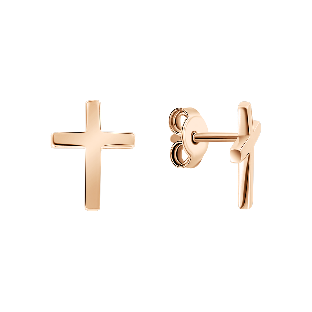 Ohrstecker "Kreuz" Bild 1