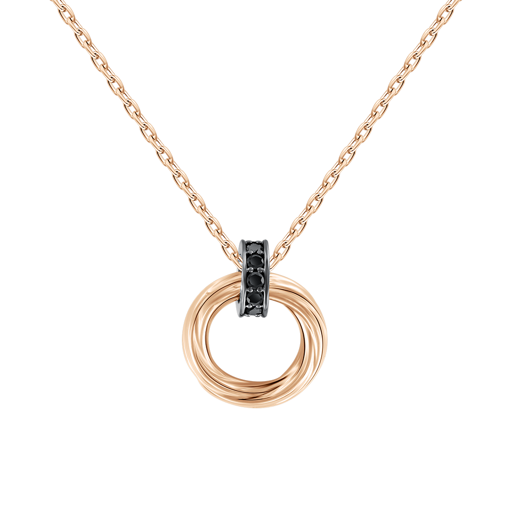 Collier mit Anhänger und Zirkonia Bild 1