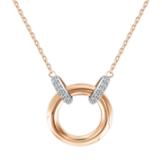 Collier mit Anhänger und Zirkonia Bild 1