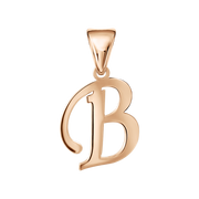 Buchstabenanhänger "B" Bild 1