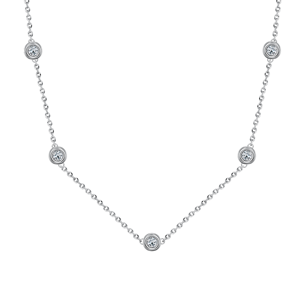 Collier mit Zirkonia Bild 1