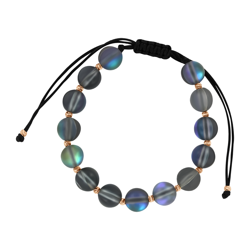 Armband mit Rotgold Kugeln Bild 1