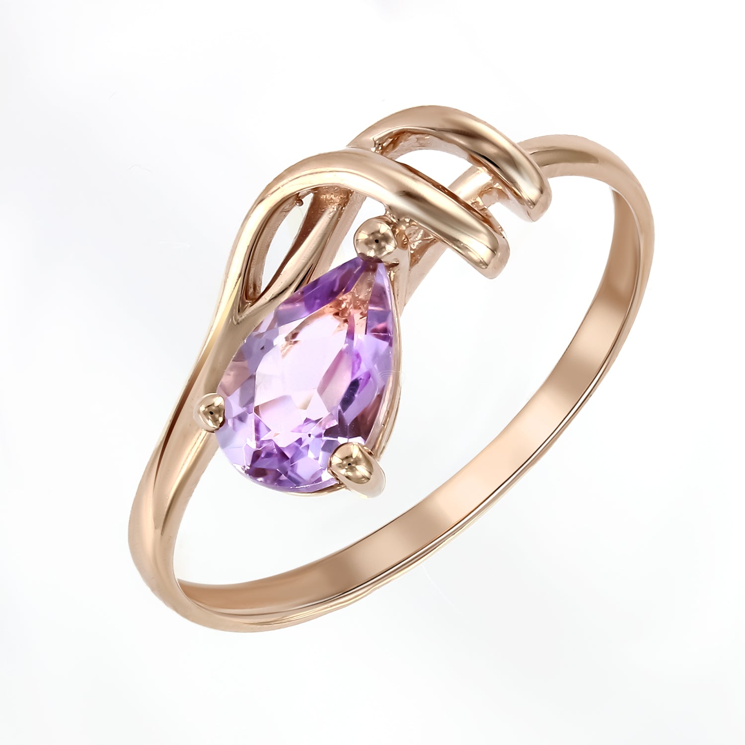 Damenring mit Amethyst Bild 1