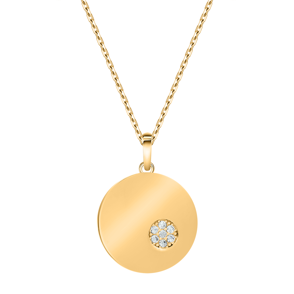 Collier mit Zirkonia Bild 1